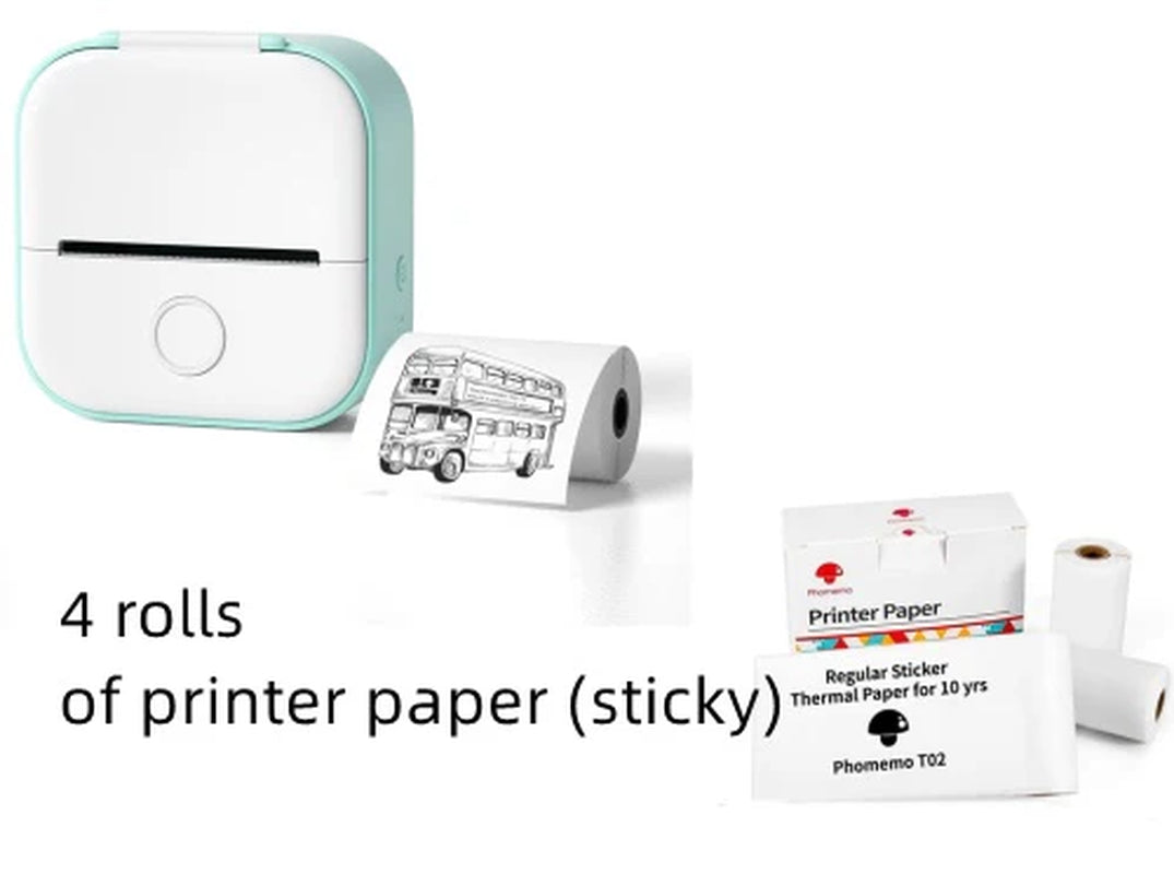 Mini Bluetooth Thermal Printer – Labels, Photos & Notes