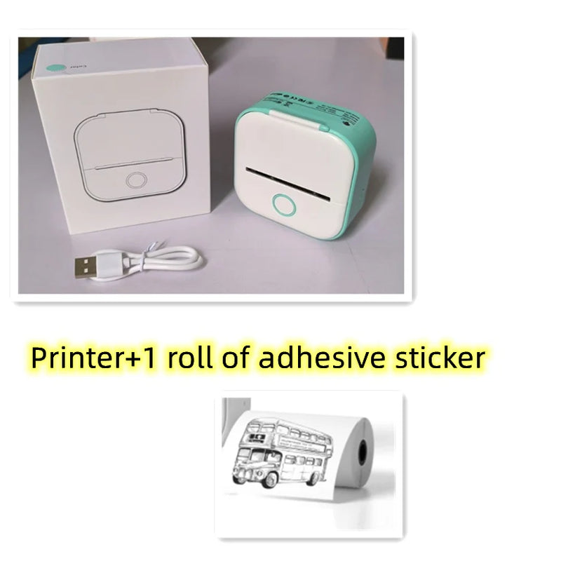Mini Bluetooth Thermal Printer – Labels, Photos & Notes