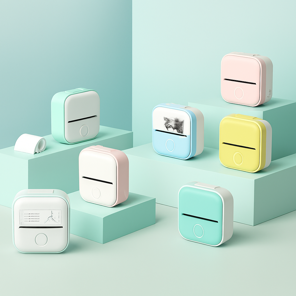 Mini Bluetooth Thermal Printer – Labels, Photos & Notes