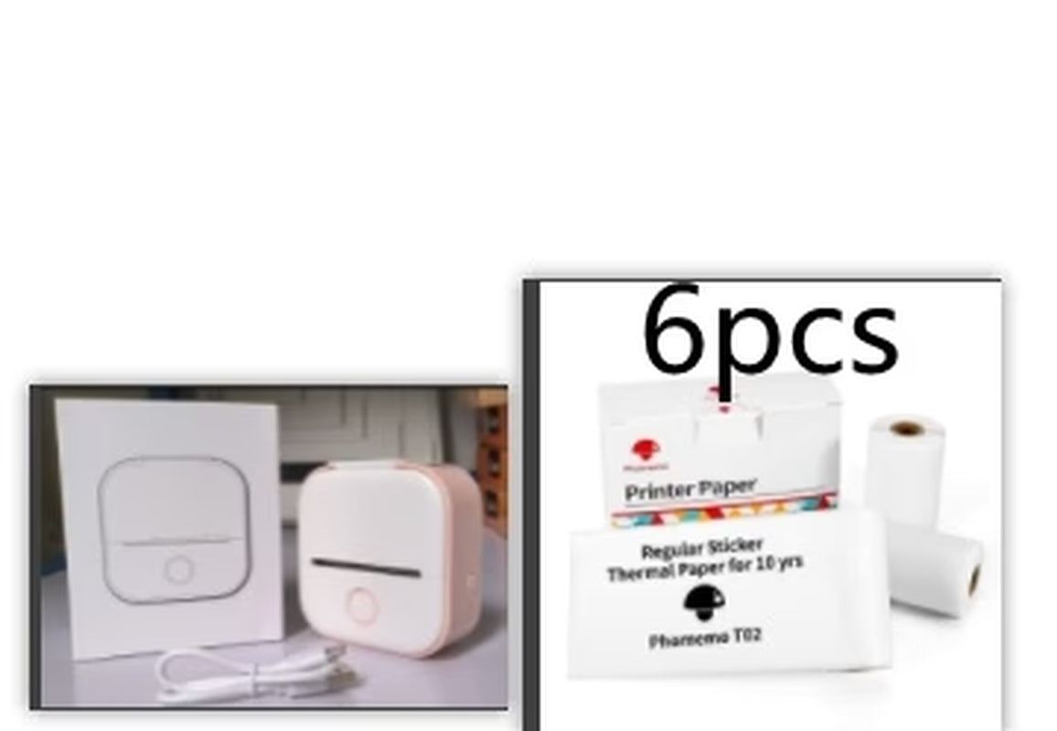 Mini Bluetooth Thermal Printer – Labels, Photos & Notes