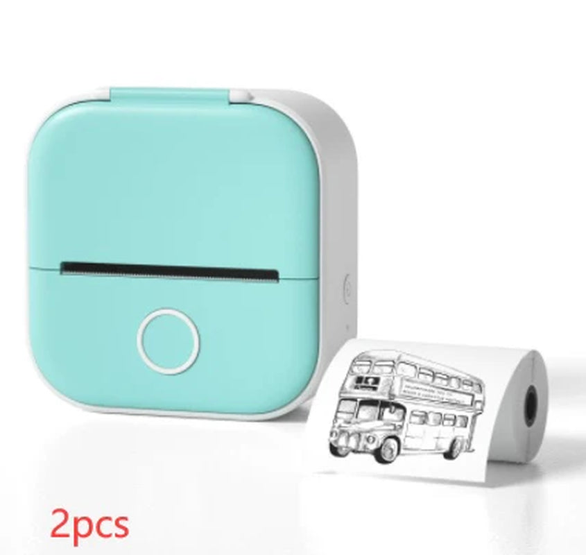 Mini Bluetooth Thermal Printer – Labels, Photos & Notes