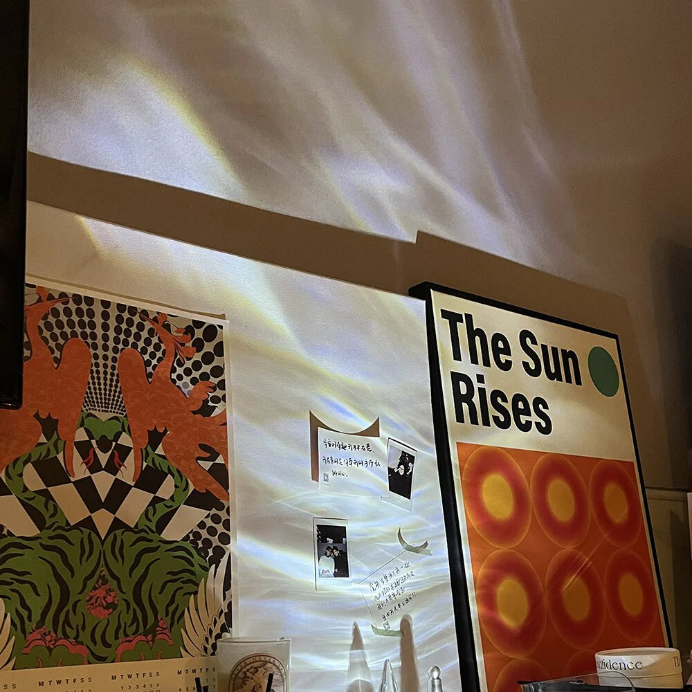 Aurora Galaxy Projector – LED Night Light with Bluetooth Music & Laser Star Effects