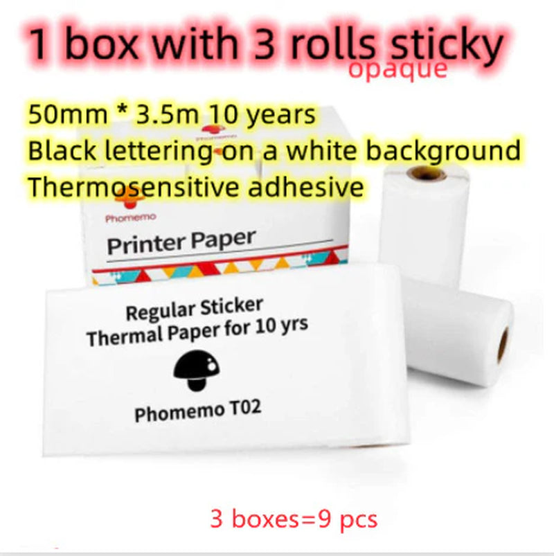 Mini Bluetooth Thermal Printer – Labels, Photos & Notes