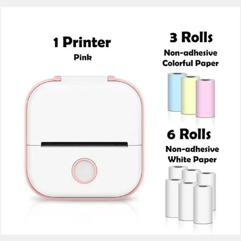 Mini Bluetooth Thermal Printer – Labels, Photos & Notes