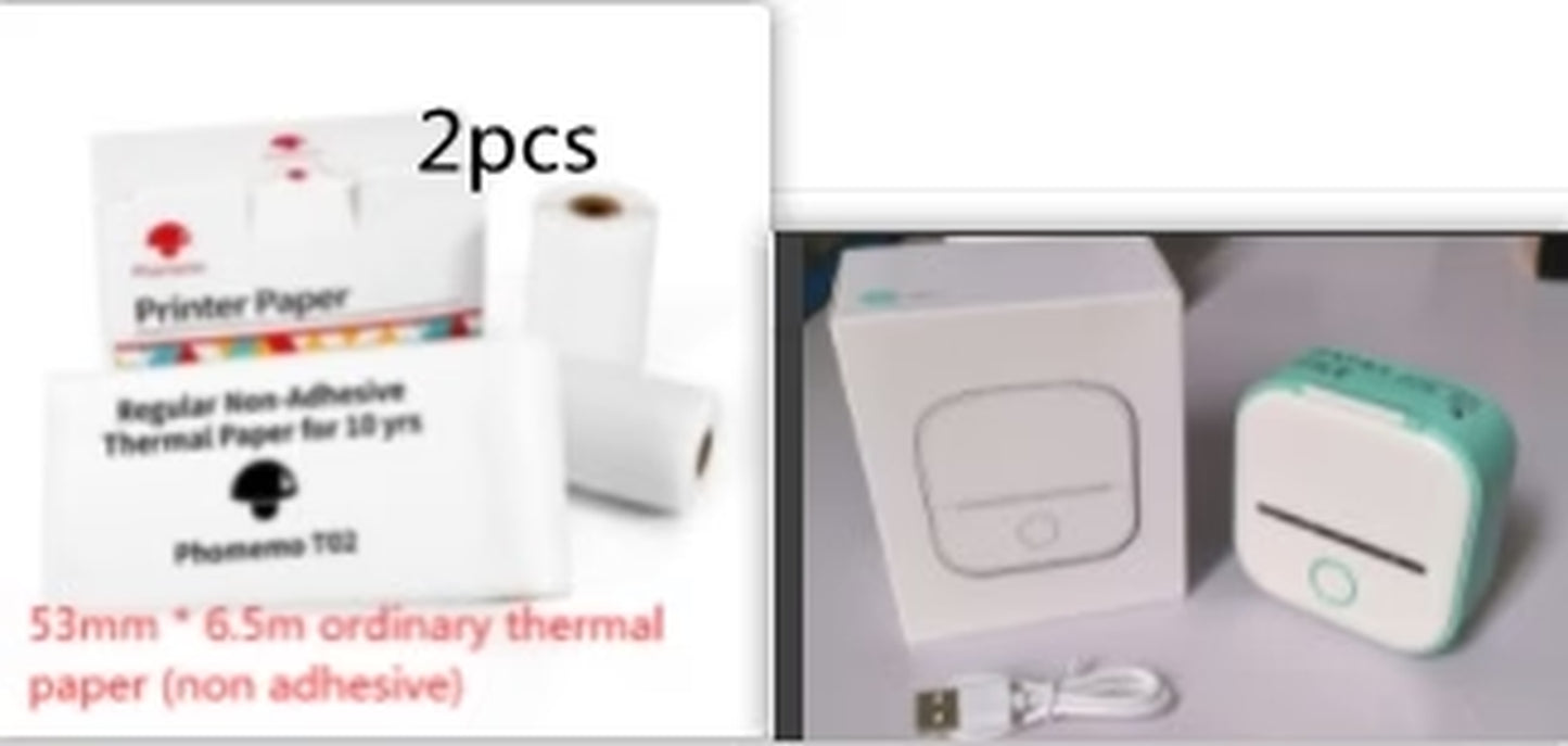 Mini Bluetooth Thermal Printer – Labels, Photos & Notes