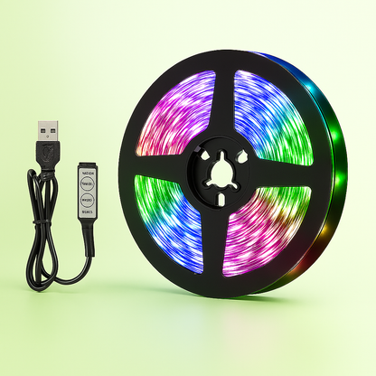 LED Strip Lights with Infrared Bluetooth Controller