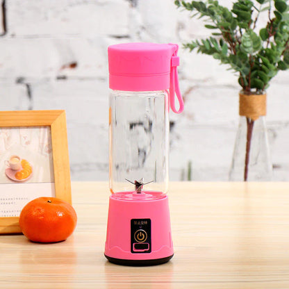 USB Rechargeable Mini Blender – 6-Blade Portable Juice & Shake Cup