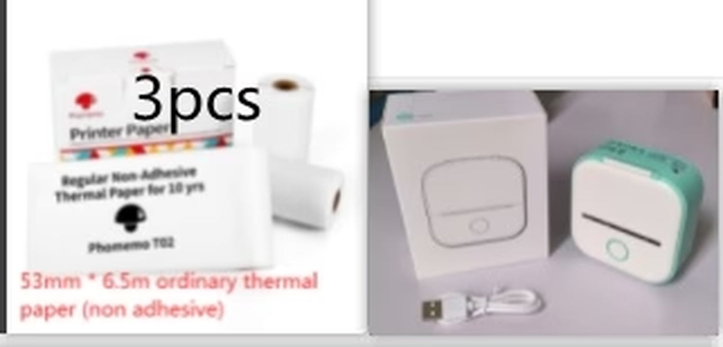 Mini Bluetooth Thermal Printer – Labels, Photos & Notes