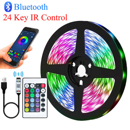 LED Strip Lights with Infrared Bluetooth Controller