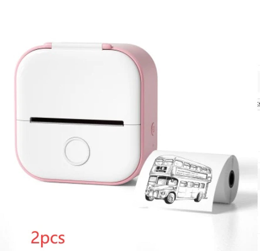 Mini Bluetooth Thermal Printer – Labels, Photos & Notes
