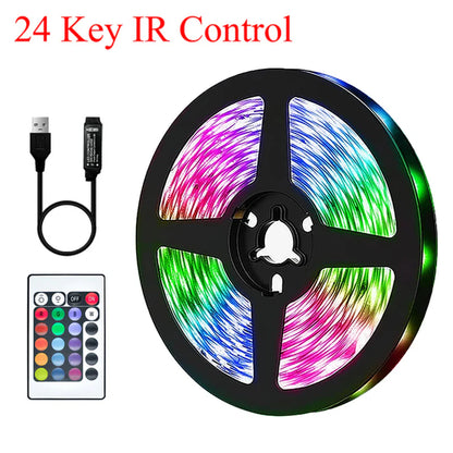 LED Strip Lights with Infrared Bluetooth Controller