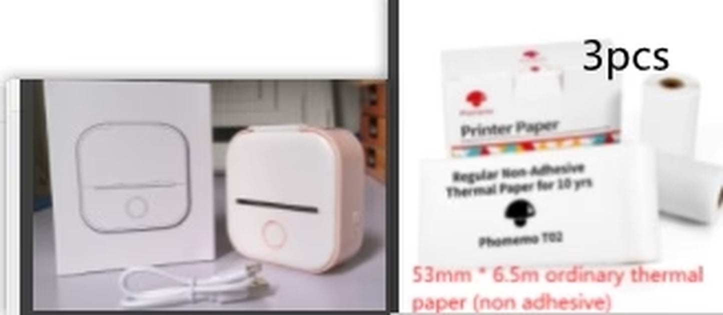 Mini Bluetooth Thermal Printer – Labels, Photos & Notes