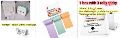 Mini Bluetooth Thermal Printer – Labels, Photos & Notes