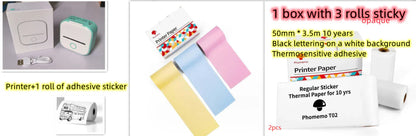 Mini Bluetooth Thermal Printer – Labels, Photos & Notes