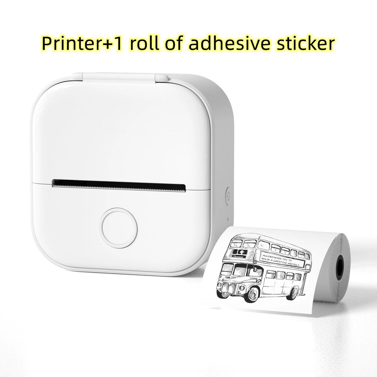 Mini Bluetooth Thermal Printer – Labels, Photos & Notes