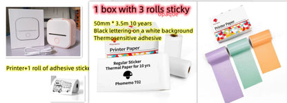 Mini Bluetooth Thermal Printer – Labels, Photos & Notes