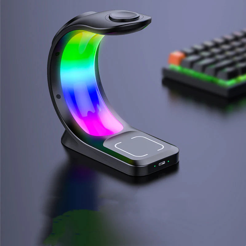 4-in-1 Magnetic Wireless Charger – Fast Charging Dock for Apple Devices