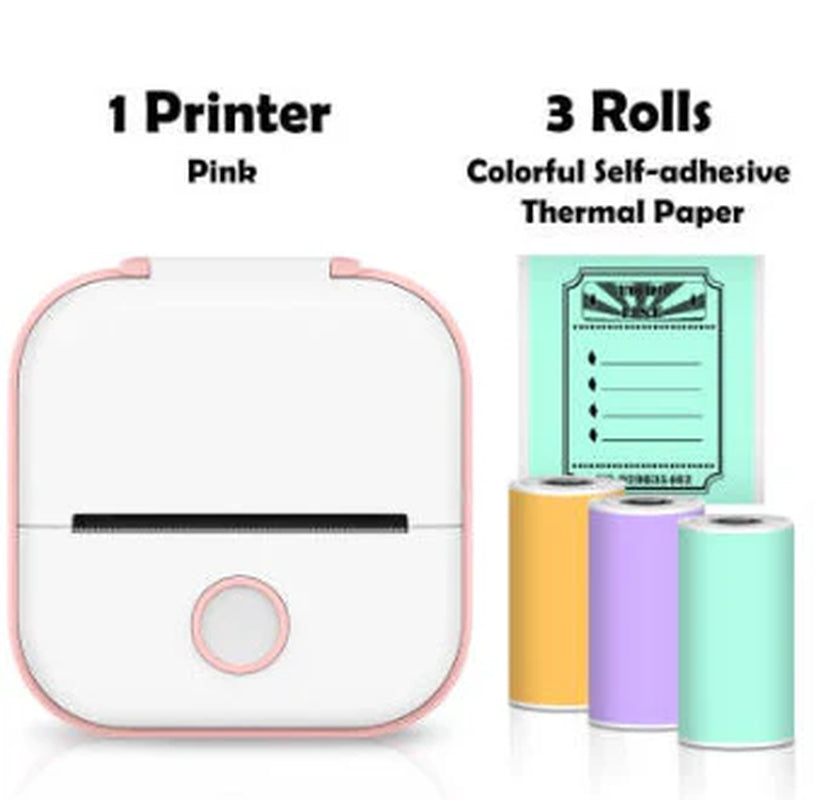 Mini Bluetooth Thermal Printer – Labels, Photos & Notes