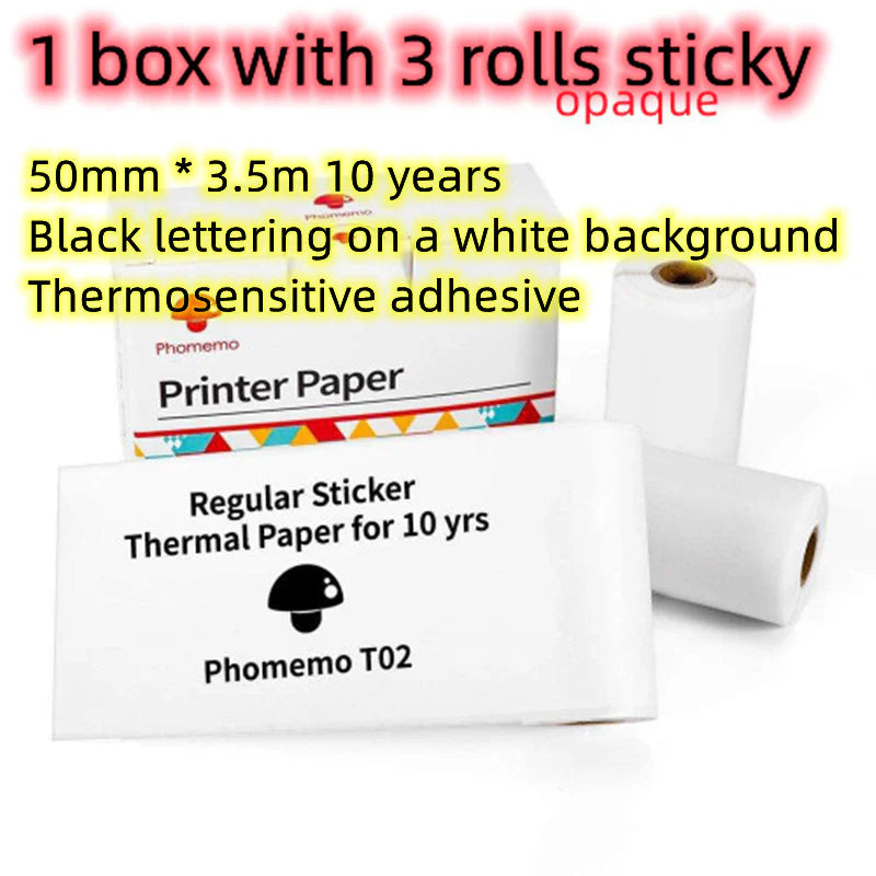 Mini Bluetooth Thermal Printer – Labels, Photos & Notes