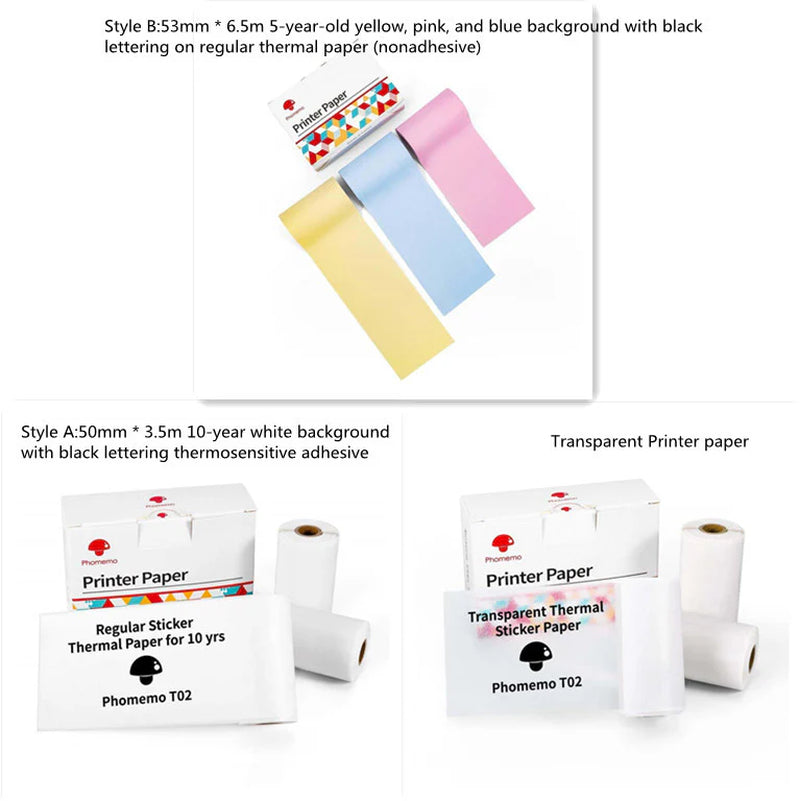 Mini Bluetooth Thermal Printer – Labels, Photos & Notes